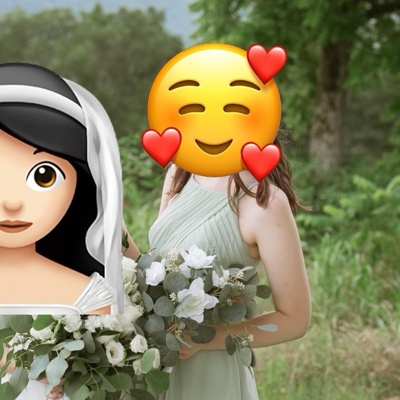 Azazie Gaia Dusty Sage Bridesmaid Dress - Picture 7 of 8